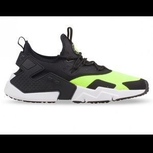 Nike Huarache Drift Mens Size 10 Volt/Black/White